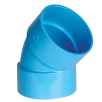 ข้องอ 45 องศา PVC 6 นิ้ว สีฟ้า ท่อน้ำไทย (289981)