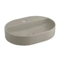 อ่างล้างหน้าวางบนเคาน์เตอร์ COTTO C00361(MIR) เซนเซชั่น-แคปซูล สีเบจด้าน