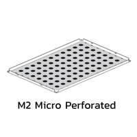 ฝ้าเหล็กกัลวาไนซ์ คลิป-อิน Metalworks R-Clip F 0.5 มม. White แผ่นเจาะรู M2 Micro Perforated