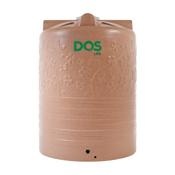 ถังเก็บน้ำ DOS รุ่น Chaba Silver Combac 5000 ลิตร สี Pink Gold (สีแกรนิตชมพู) HY-47/PG-5000L-1