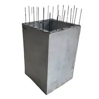 Precast Solid Concrete Manhole 30cm. Size 66x66cm. RB9 @15 Internal size 50x50x8/10x100cm.