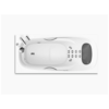 KOHLER K-76448X-NWGR-0 อ่างอาบน้ำระบบน้ำวน 12 หัวเจ็ตแบบเรียบ รุ่น คาเรส 1700 พร้อมมือจับและก็อกลงอ่าง (เข้ามุมซ้าย) 