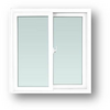 หน้าต่าง UPVC ECO S-S ไม่มีมุ้ง สีดำ WINDOW ASIA 100x100 ซม. (1165928)