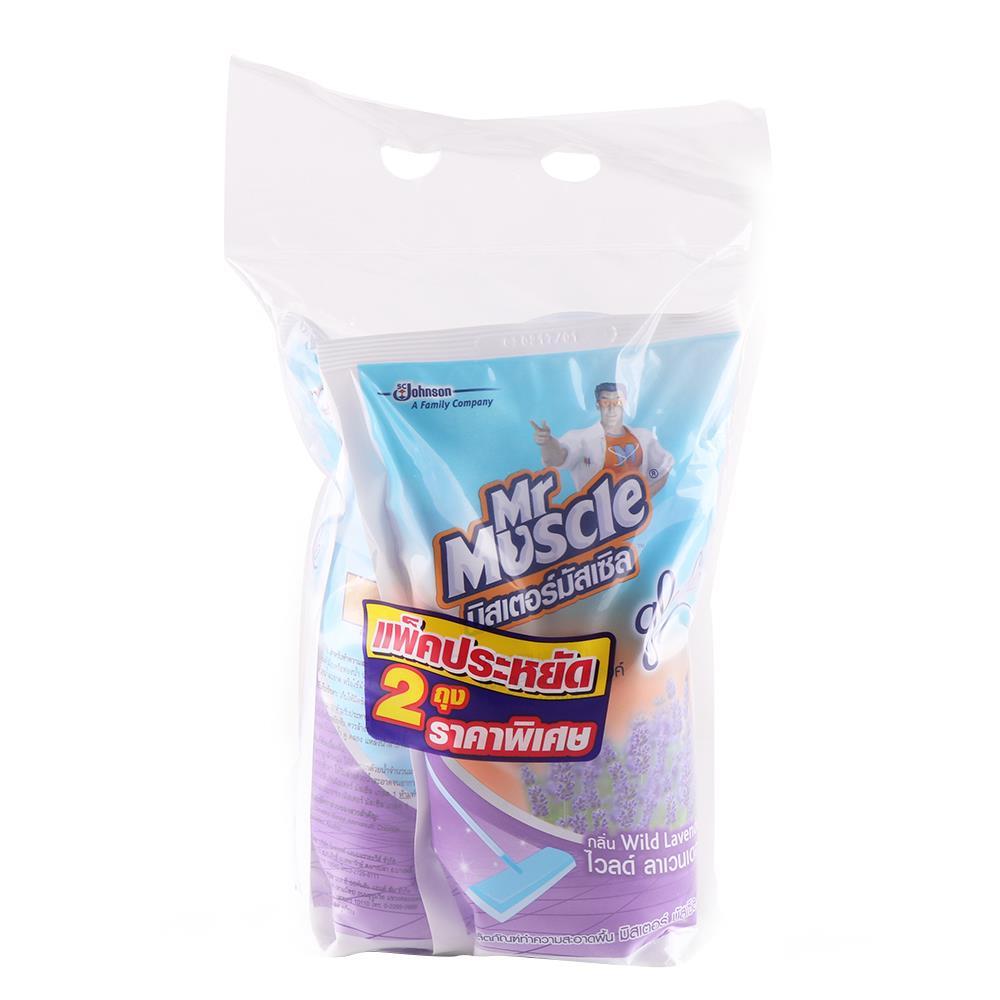 น้ำยาถูพื้น800ml MR.MUSCLE ลาเวนเดอร์1x2 (1072828)-1
