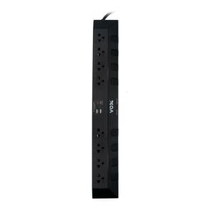 รางปลั๊ก STUDIO 8 ช่อง 8 สวิตซ์ 2 USB 2 TYPE-C 20 วัตต์ VOX F5ST3-DO02-8831 ความยาว 3 เมตร สีดำ (1217326)