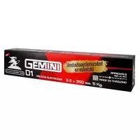 ลวดเชื่อม GEMINI D1 3.2 มิล ยาว 350 มม. (กล่อง 5 กก.)