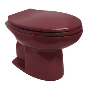 โถส้วมนั่งราบ CORAL 7340 สีแดง (1137996)
