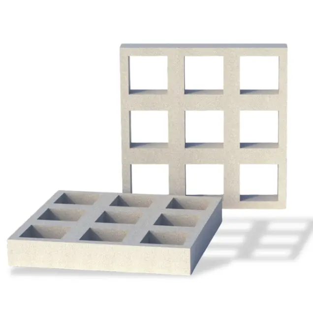 อิฐบล็อกช่องลม Q-CON รุ่น NOANA ขนาด 60x60x9 ซม.-1