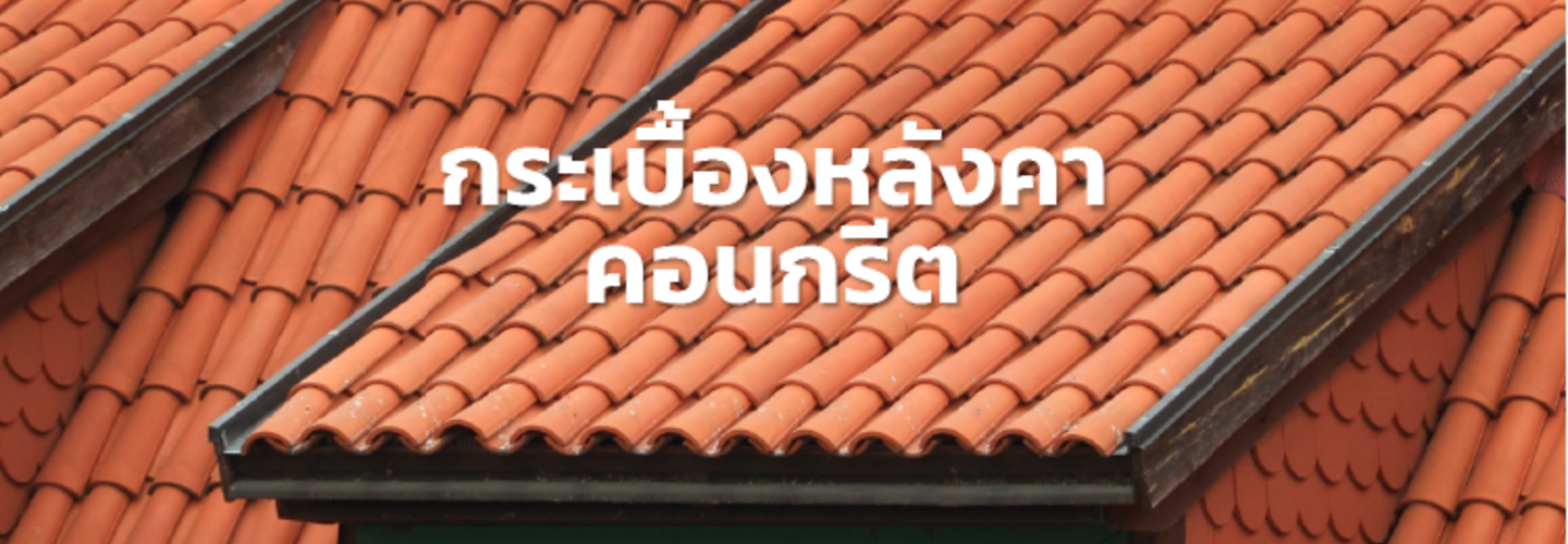 กระเบื้องหลังคาคอนกรีต 