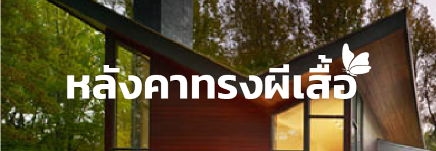 หลังคาทรงผีเสื้อ