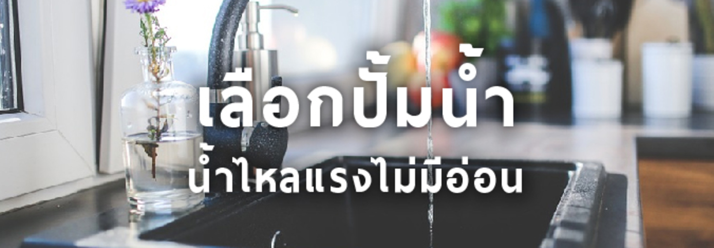 การเลือกปั้มน้ำ