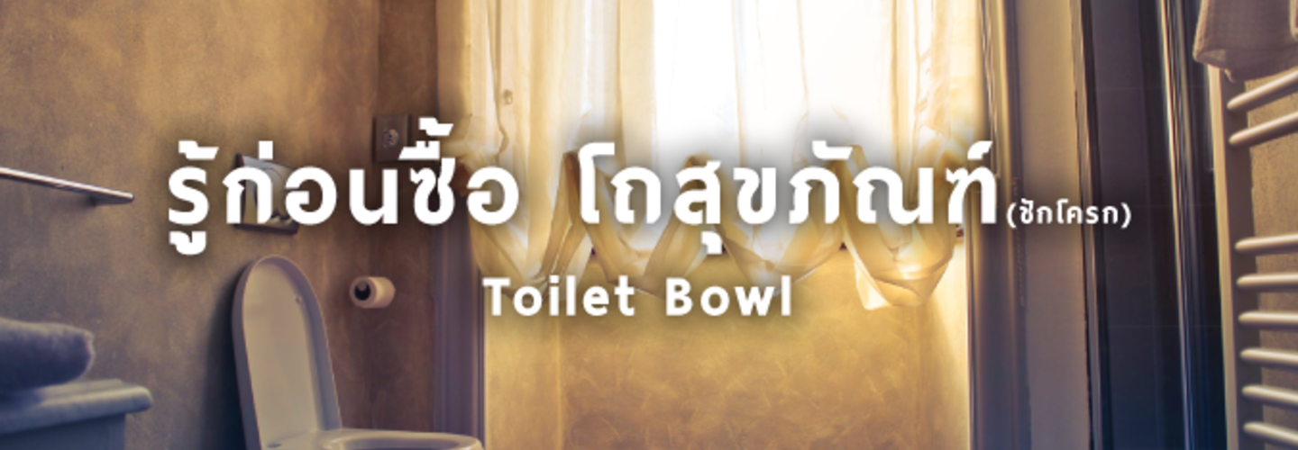 รู้ก่อนซื้อ โถสุขภัณฑ์ (ชักโครก)