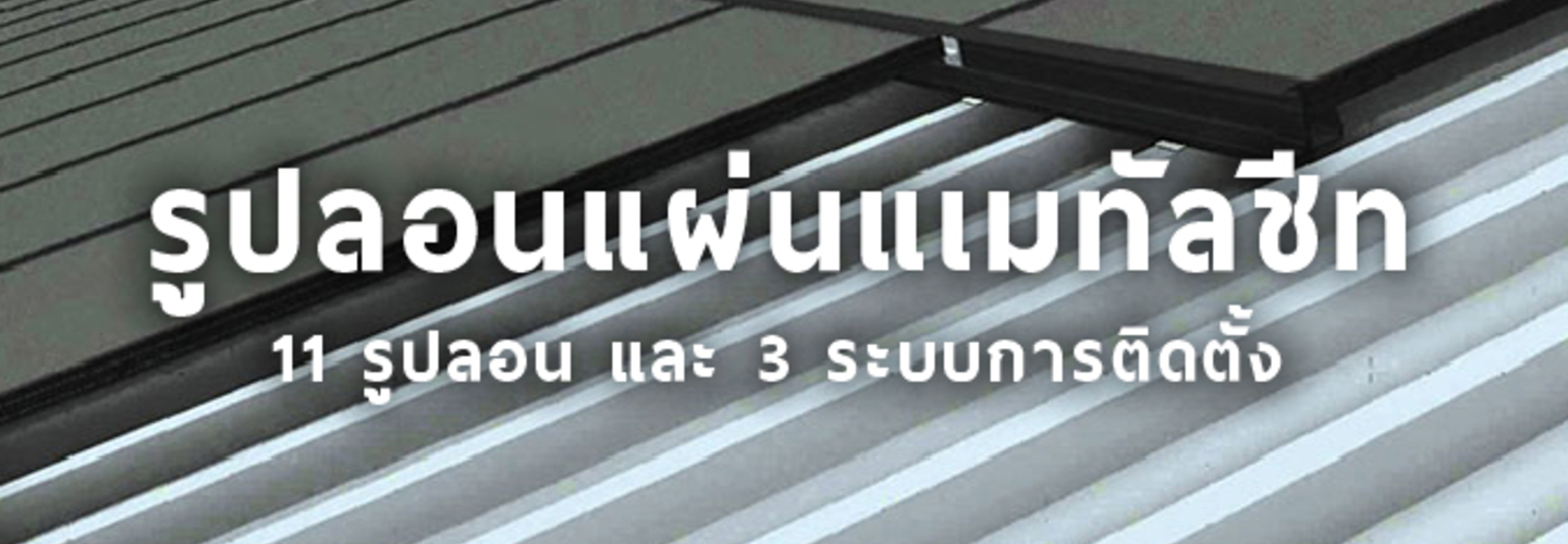 รูปลอนของแผ่นเมทัลชีท