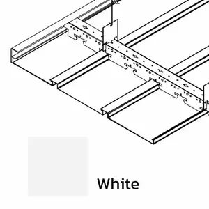 ฝ้าเหล็ก กัลวาไนซ์ แนวยาว F-Plank Metalworks