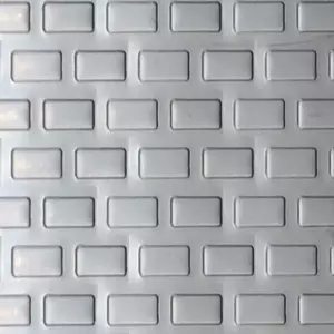 แผ่นสแตนเลสกันลื่น ลายสี่เหลี่ยม