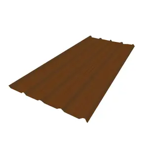 เมทัลชีท สีน้ำตาล หนา 0.35 มม.