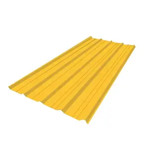 เมทัลชีท สีเหลือง หนา 0.35 มม.