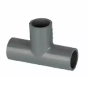 สามทาง PVC สีเทา 1/4 นิ้ว