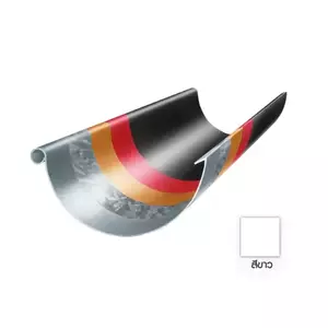 รางน้ำฝนเหล็กกล้า Plannja