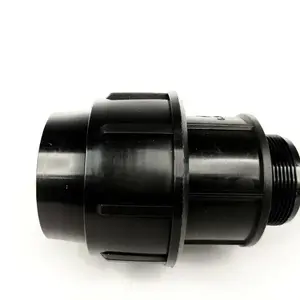 ข้อต่อตรง HDPE แบบสวมอัด ข้อต่อตรง PE แบบสวมอัด