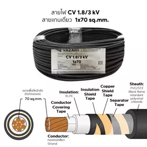 สายไฟ CV 1x70