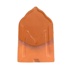 กระเบื้องหลังคาดินเผาสุโขทัย  (ใบโพธิ์)