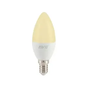 หลอดไฟ LED E14 3วัตต์ สีวอร์มไวท์