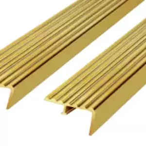 จมูกบันได ทองเหลือง