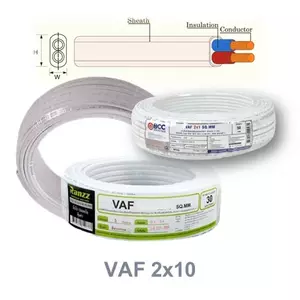 สายไฟ VAF 2x10