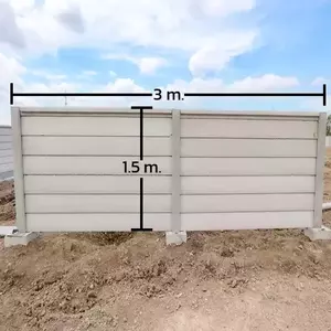 รั้วคอนกรีตสำเร็จรูป มาตรฐาน