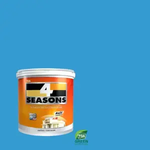 สีทาภายนอก สีทาบ้าน ภายนอก สีฟ้า