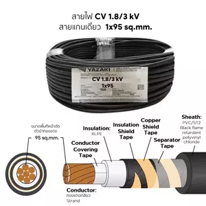 สายไฟ CV 1x95