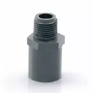 ข้อต่อตรง PVC สีเทา 1/2 นิ้ว