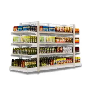 Grocery shelves