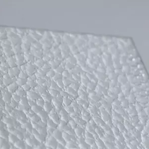 แผ่นโพลีคาร์บอเนต แผ่นตันผิวส้ม 1 ด้าน