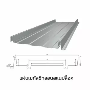 เมทัลชีทสแนปล็อค หนา 0.40 มม.