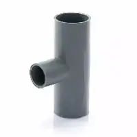 สามทาง PVC สีเทา 1 นิ้ว