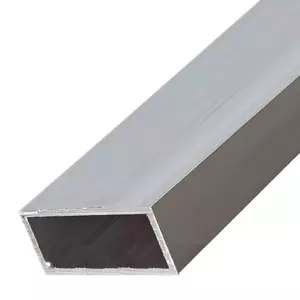 อลูมิเนียมกล่อง แป๊บแบน 4 x 1 3/4 นิ้ว