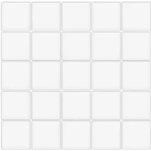 กระเบื้องโมเสค สีขาว