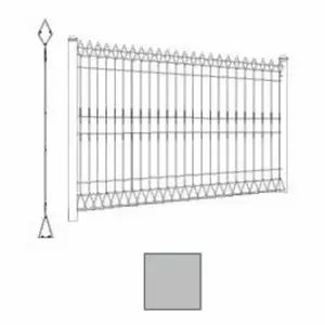 รั้วตะแกรงเหล็กสำเร็จรูป