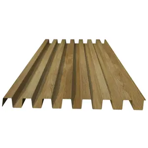 เมทัลชีทลายไม้