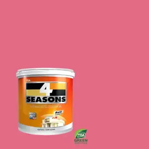 สีทาภายนอก สีทาบ้าน ภายนอก สีชมพู