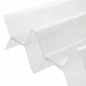 แผ่นไฟเบอร์กลาส หลังคาโปร่งแสง SCG ลอนคู่