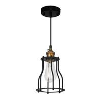 CHANDELIER MDL CH-943/1 EVL MT BK 1L