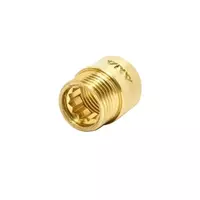ข้อต่อตรง ทองเหลือง รุ่น 143-3-0-P ขนาด 1/2 นิ้ว สีทองเหลือง