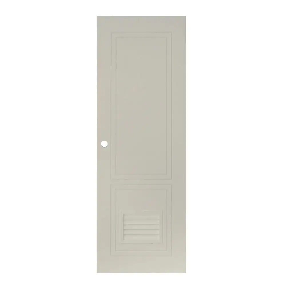 ประตูห้องน้ำ UPVC เจาะลูกบิด MODERNWOOD MLIR025 70X200 ซม. สีเบจ-1