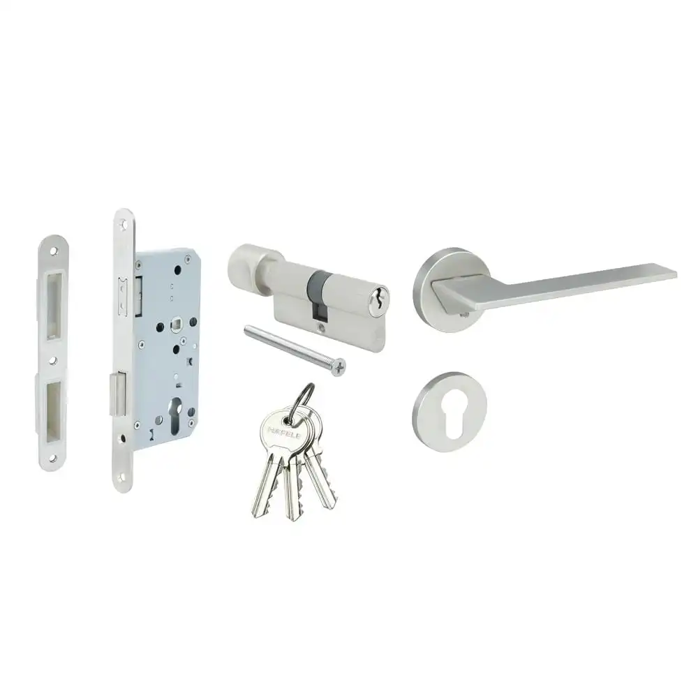 มือจับก้านโยกห้องทั่วไป MORTISE HAFELE 489.11.131 สีสเตนเลส-1