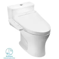 สุขภัณฑ์ชิ้นเดียว TOTO CW855UW2R 3/4.5 ลิตร พร้อมฝารองนั่งอัตโนมัติ