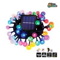 ไฟแต่งสวนโซล่าเซลล์ HI-TEK HFSI005010 0.06 วัตต์ RGB สีดำ
