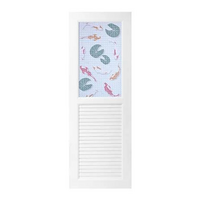 ประตูUPVCAZLE AZ111 KOI FISH 70X200+วงกบ
